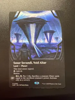 MTG #0284 Susur Secundi Void Altar Edge of Eternities Land Planet - Image 1