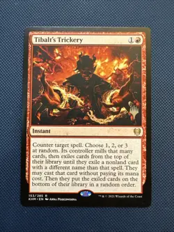 MTG Tibalt's Trickery - Promo Pack: Kaldheim (PPKHM) NM - Image 1