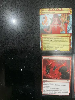 Mtg Small Red Bundle Inc. Faithless looting STX, Shock, Abrade, Basic Mountains - Image 4