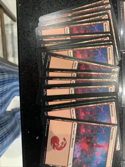 Mtg Small Red Bundle Inc. Faithless looting STX, Shock, Abrade, Basic Mountains - Image 5