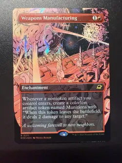 MTG #0311 Weapons Manufacturing Edge of Eternities Enchantment - Image 1