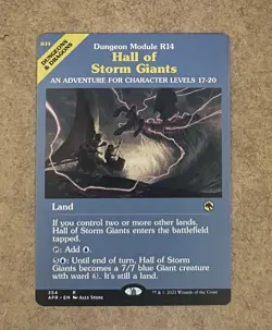 Hall of Storm Giants - Dungeon Module Adventures in the Forgotten Realms NM MTG - Image 1