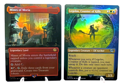 Legolas Counter of Kills 0324 & Mines of Moria 0342-LTR-Borderless Foil MTG NM/M - Image 1