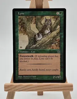 Lynx Portal Second Age Magic Karte MTG (Luchs) - Image 1