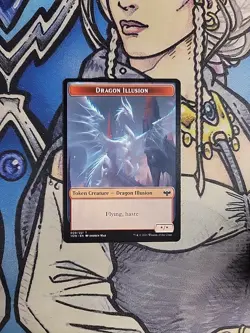 1x Dragon Illusion Token - NM/M VOW MTG Magic - Image 1