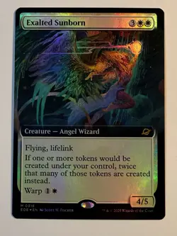 Exalted Sunborn (Extended Art) 318 FOIL MTG Edge of Eternities NM - Image 1