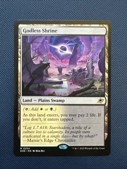 MTG Godless Shrine - Promo Pack: Edge of Eternities (PPEOE) NM - Image 1