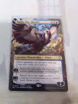 MTG - Teferi, Time Raveler - Borderless Non-foil - Bloomburrow Commander - Image 1