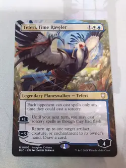 MTG - Teferi, Time Raveler - Borderless Non-foil - Bloomburrow Commander - Image 2