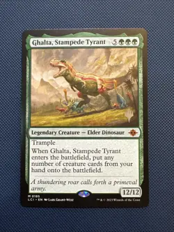 MTG Ghalta, Stampede Tyrant - Promo Pack: The Lost Caverns of Ixalan (PPLCI) NM - Image 1
