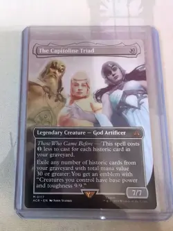 MTG - The Capitoline Triad - Borderless Non-foil - Assassin's Creed - Image 1