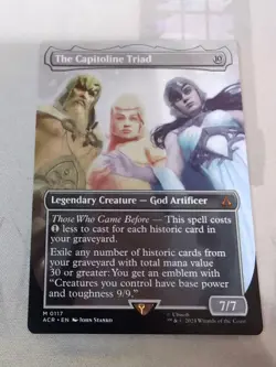 MTG - The Capitoline Triad - Borderless Non-foil - Assassin's Creed - Image 2
