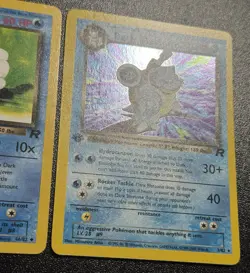 Pokemon Team Rocket Dark Blastoise 3/82 First Edition Dark Wartortle Squirtle - Image 4