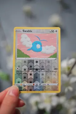 Swablu [Reverse Holo] #142 Pokemon Silver Tempest - Image 1