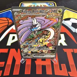 Pokemon TCG Raging Bolt EX 166/131 Special Illustration Rare Prismatic Evolution - Image 1