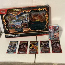 Pokemon TCG Lot-Destined Rivals,Paradox Rift,Journey Together,Charizard Box-New- - Image 3