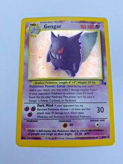 Pokemon Card - Gengar 5/62 Fossil *HP* Rare Holo - Image 1