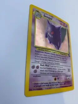 Pokemon Card - Gengar 5/62 Fossil *HP* Rare Holo - Image 5
