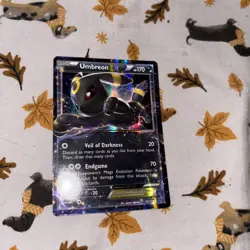 Umbreon EX 55/124 Pokemon XY Fates Collide Ultra Rare Holo Card 2016 hp - Image 1