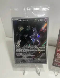 Pokemon 151 3 Card Promo Set Gold Metal,Mew,Mewtwo Ultra Premium Collection UPC - Image 4