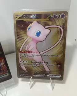 Pokemon 151 3 Card Promo Set Gold Metal,Mew,Mewtwo Ultra Premium Collection UPC - Image 5