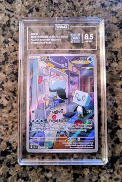 Eiscue Illustration RARE Pokemon Card TAG 8.5 NM/MT+ 205/193 Paldea Evolved 2023 - Image 1