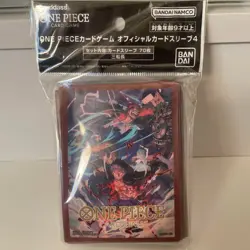 The Three Captains ONE PIECE Card Game Official Card Sleeves 4 New Sealed - Image 1