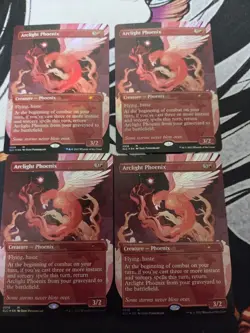 MTG Solitary Phoenix Foil Borderless Magic The Gathering Card - Image 1