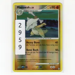 Pokemon TCG Marowak 63/146 DPP Legends Awakened Reverse Holo Card EN-LP 2008 - Image 3