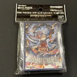 Monkey D. Luffy ONE PIECE Card Game Oﬃcial Card Sleeves 4 New Sealed Authentic - Image 1