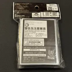 Monkey D. Luffy ONE PIECE Card Game Oﬃcial Card Sleeves 4 New Sealed Authentic - Image 2