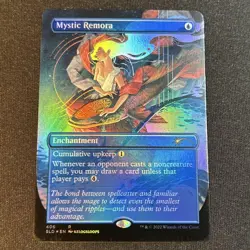 MTG Foil Mysterious Load Mystic Remora Secret Lair Used - Image 1