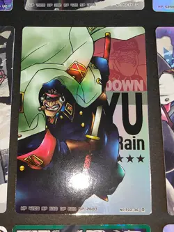 Mazeran F02-18 SR One Piece AR Carddass Card Blackbeard No.02-28 Japanese eb101 - Image 2