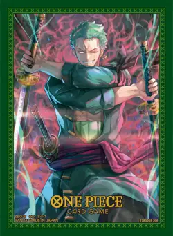 Roronoa Zoro ONE PIECE Card Game Oﬃcial Card Sleeves 11 New Sealed Authentic - Image 3