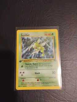 Jungle 1st Edition Non Holo Pinsir, Scyther, Pidgeot Pokemon Card Rare Lot Of 3 - Image 4