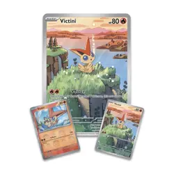 X6 Victini Illustration Collection Promo 208, Jumbo and 012/068 - 3 card set - Image 1