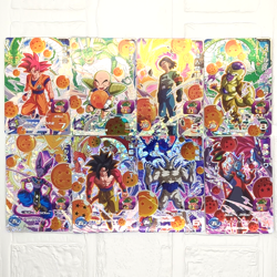 UM7-CP Full Complete Set of 8 Son Goku Super Dragon Ball Heroes Trading Card NM - Image 1