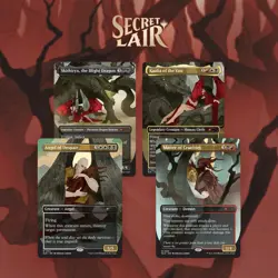 MTG Secretlair Tragic Romance Foil Card Game Card Magic Collectible - Image 1