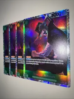 OP12-030 Dracule Mihawk SR X4 Playset One Piece Card Game TCG CCG English - Image 3