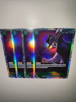 OP12-030 Dracule Mihawk SR X4 Playset One Piece Card Game TCG CCG English - Image 5