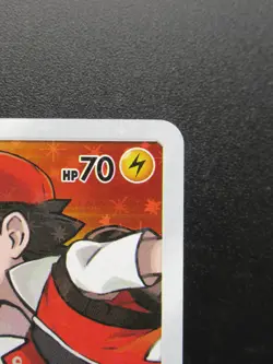 JAPANESE POKEMON PROMO CARD - RED'S ASH PIKACHU 270/SM-P HOLO - Image 3