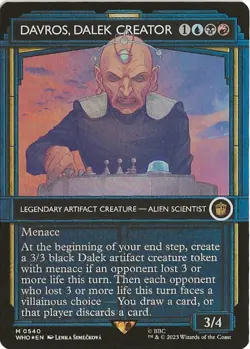 Davros Dalek Creator 540 Mythic MTG Universes Beyond: Doctor Who NM/M BBC - Image 1