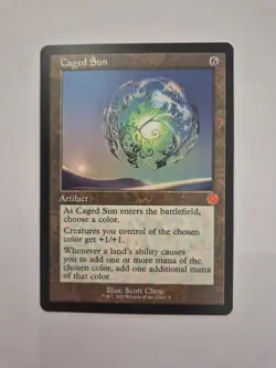 MTG - CAGED SUN - The Brothers' War Retro Border (NM) - Image 1