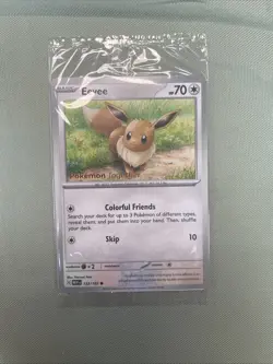 Eevee Pokemon Together 133/165 - Sealed Collectible Card - Official TCG - Image 1