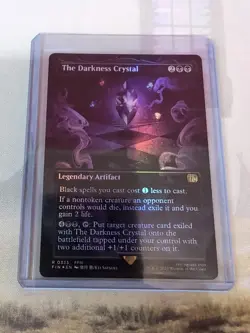 MTG - The Darkness Crystal - Borderless Foil - Final Fantasy Universes Beyond - Image 1
