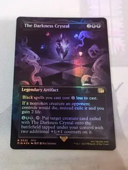 MTG - The Darkness Crystal - Borderless Foil - Final Fantasy Universes Beyond - Image 3