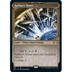 RAFFINE'S TOWER (SHOWCASE) Streets Of New Capenna SNC Magic MTG MINT CARD - Image 1
