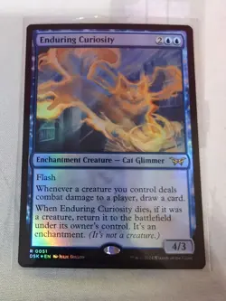 MTG - Enduring Curiosity - Regular Foil - Duskmourn: House of Horror - Image 2