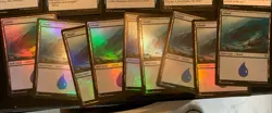 Mtg Small Blue Bundle: Counterspell, Brainstorm, Negate Etc, Foil ZNR Islands - Image 5