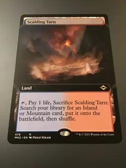 MTG Modern Horizons 2 #478 Scalding Tarn Extended Art NM - Image 1